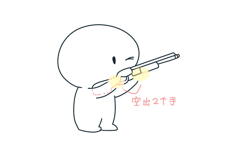 简单奥运简笔画 射击