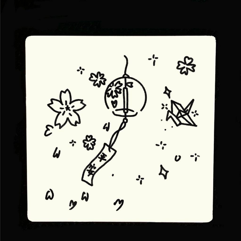 一组可爱的生日主题简笔画小画图片
