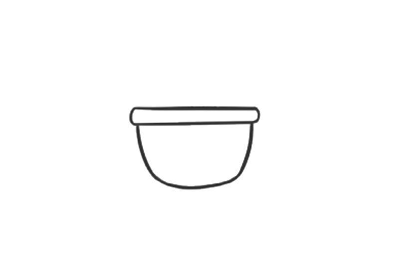 美味泡面简笔画画法步骤