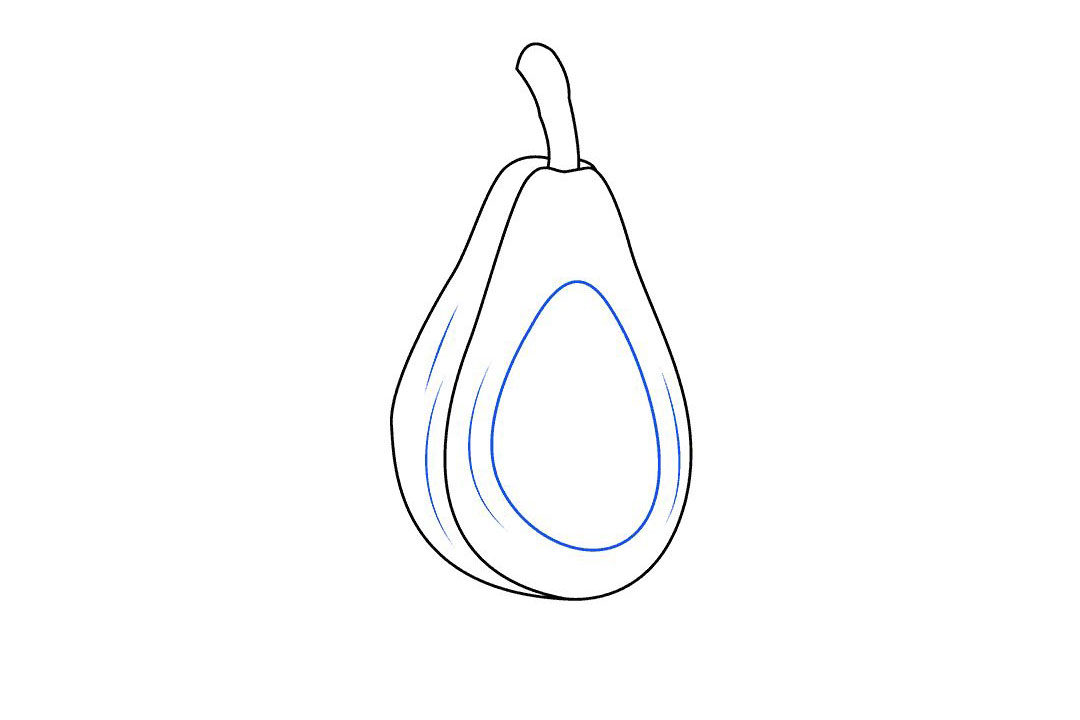 鳄梨怎么画