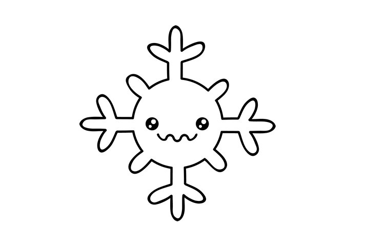 冬天寒假生活简笔画图片