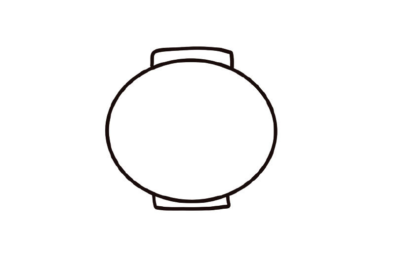 可爱的新年简笔画 简单卡通灯笼怎么画