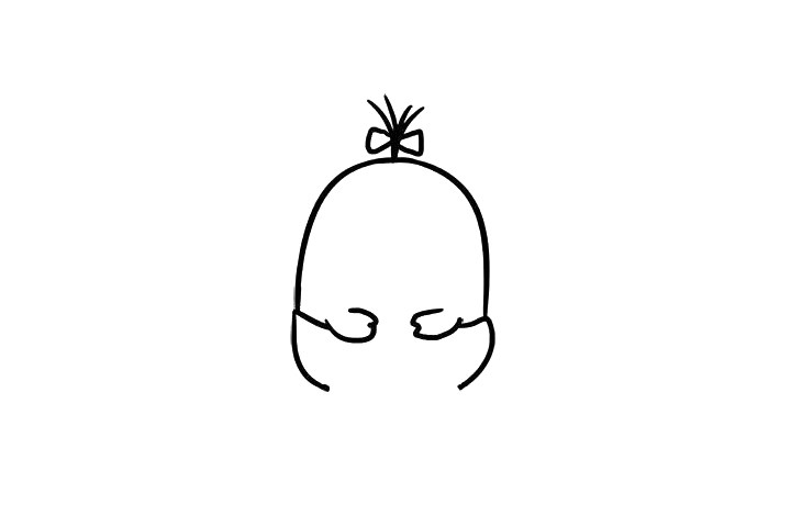 小黄人简笔画教程