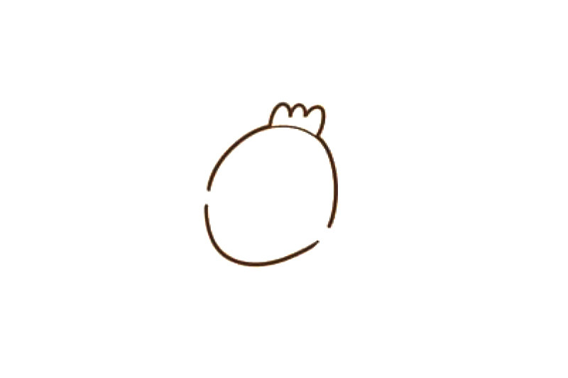 如何画火龙果简笔画