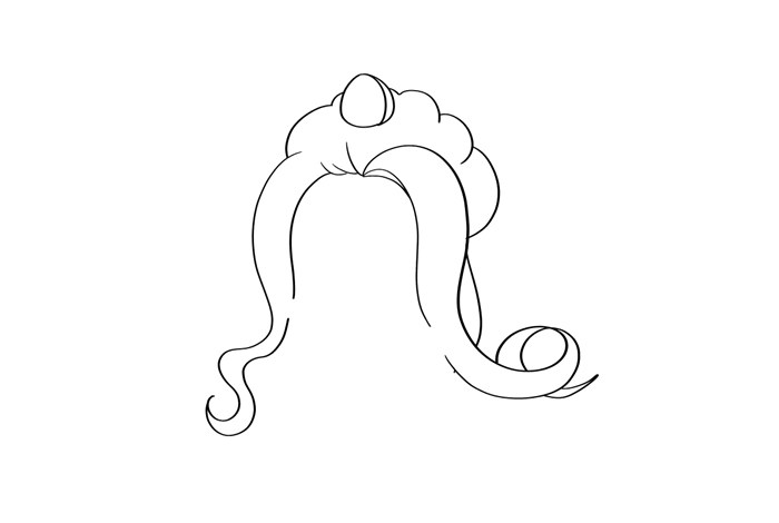 简笔画叶罗丽仙子茉莉怎么画