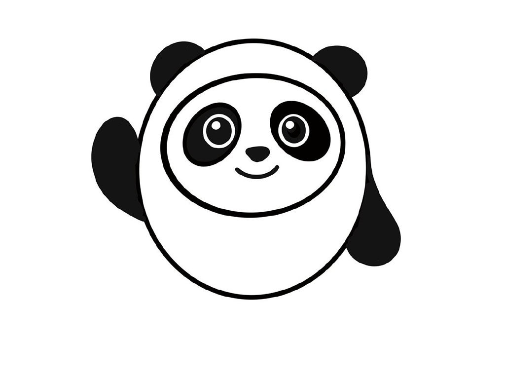 一看就会的冰墩墩简笔画教程