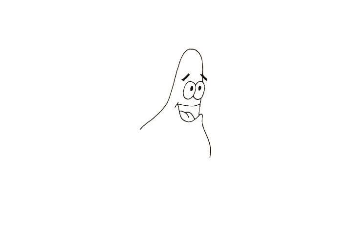 派大星简笔画画法教程