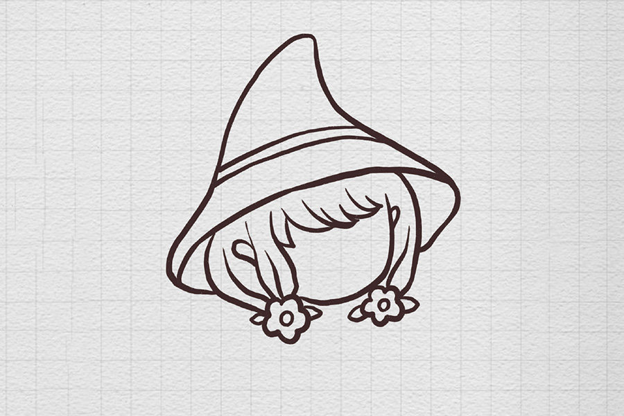 魔法少女简笔画