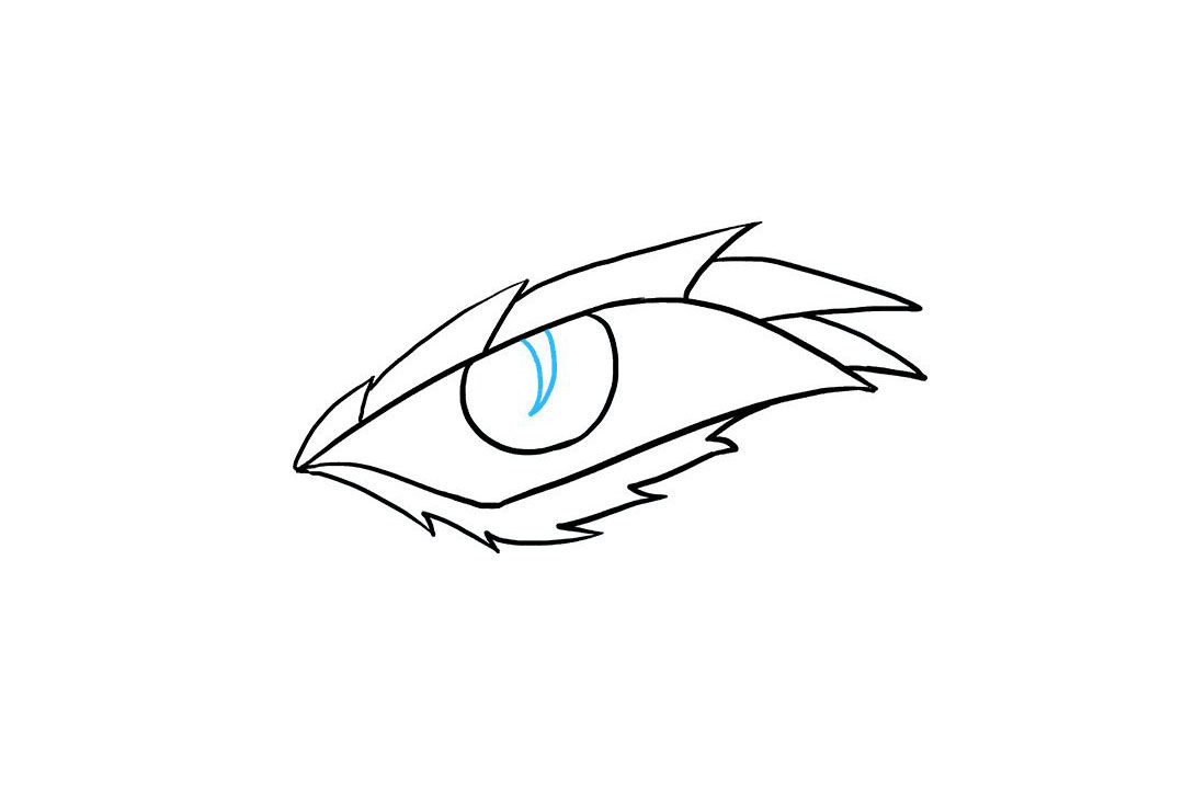 如何画漫画龙的眼睛