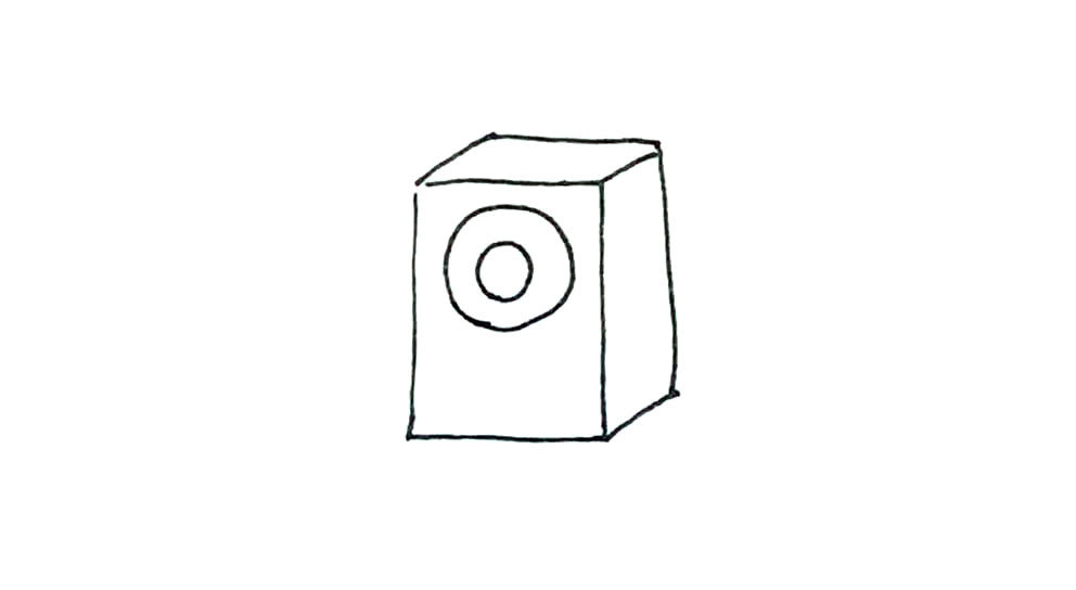 音响简笔画画法