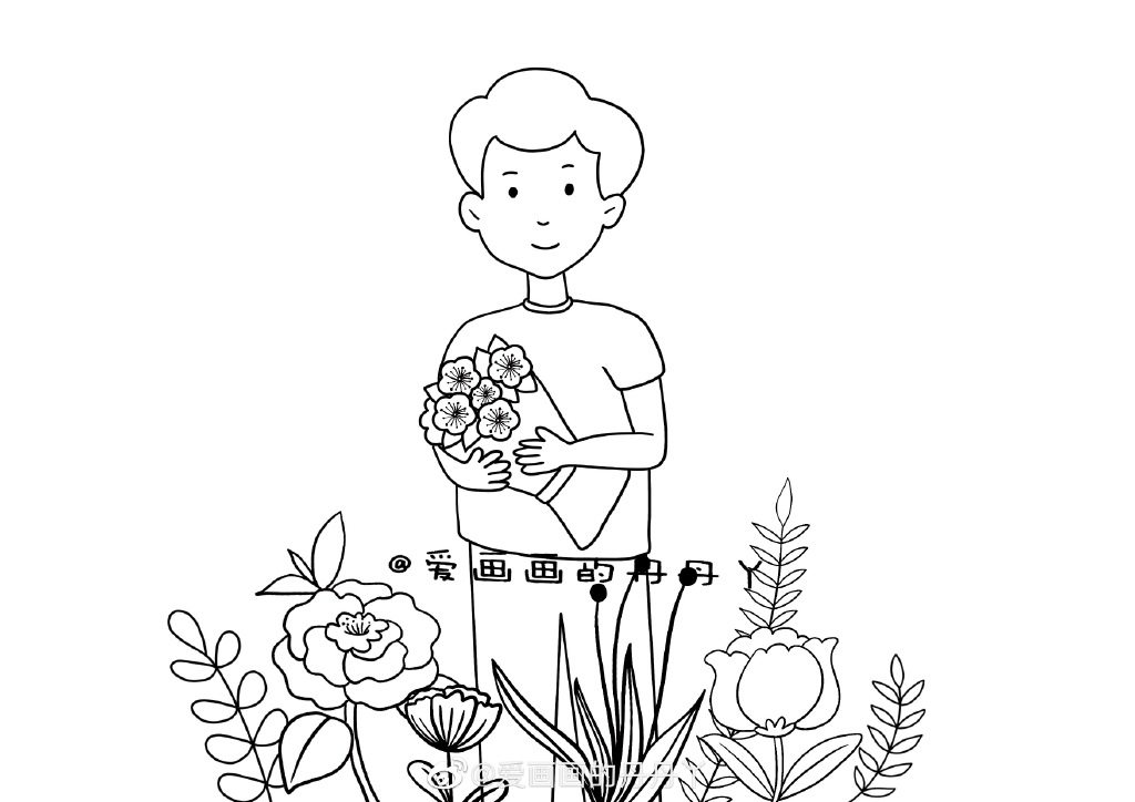 教师节绘画