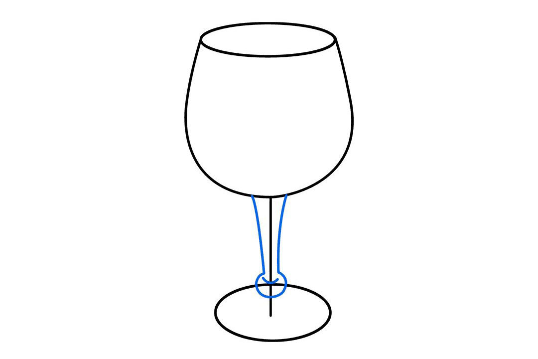 红酒杯怎么画