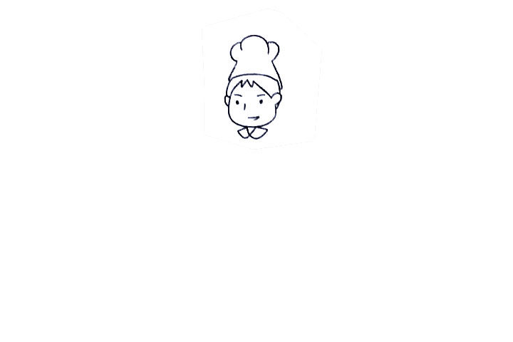 糕点师简笔画怎么画