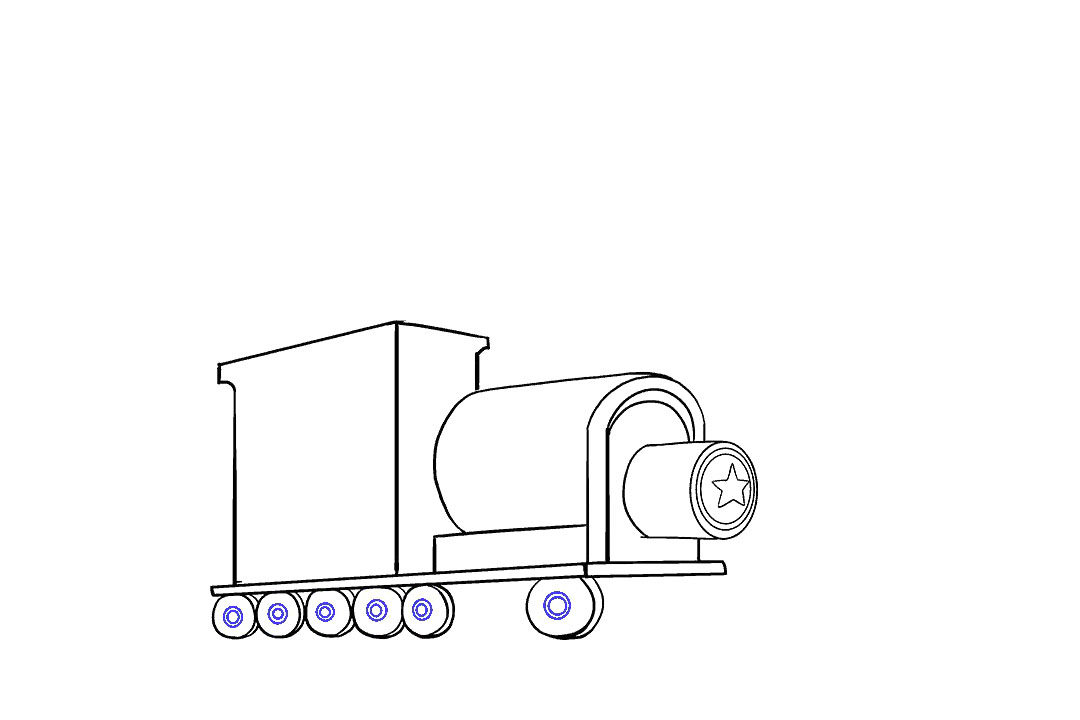 怎样画火车简笔画