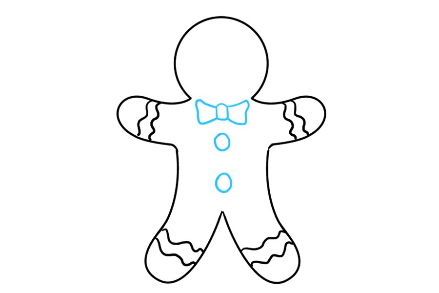 如何画姜饼人
