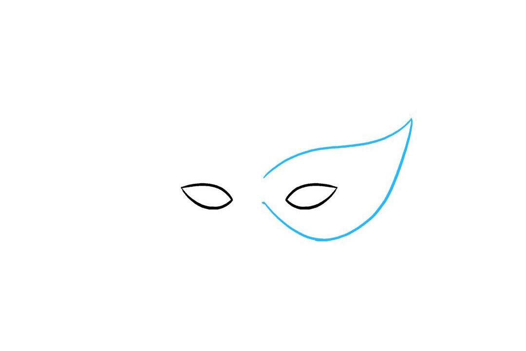 狂欢节面具怎么画