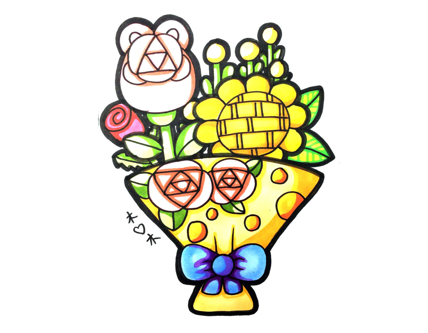 三八妇女节简笔画图片素材