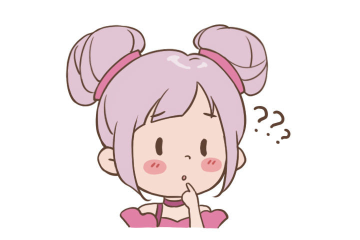 可可爱爱的女孩子简笔画图片