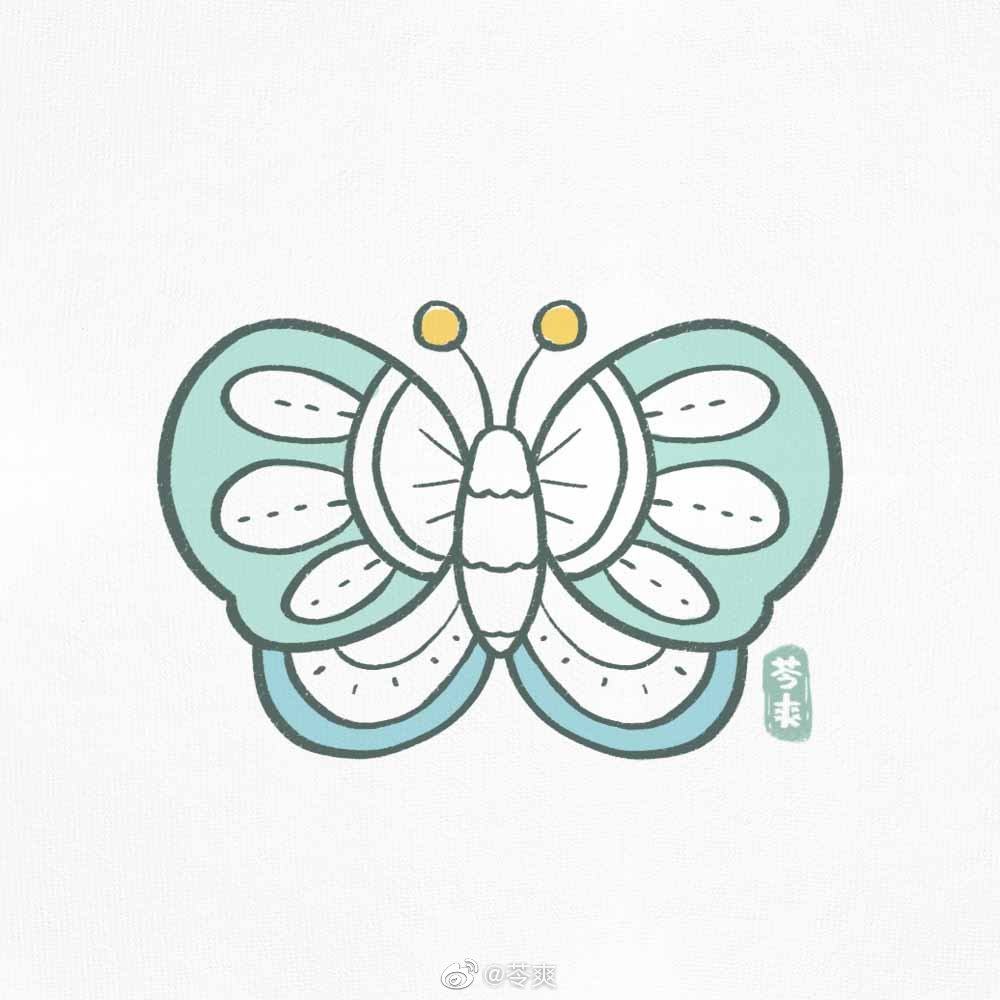 一组可爱的春日小画