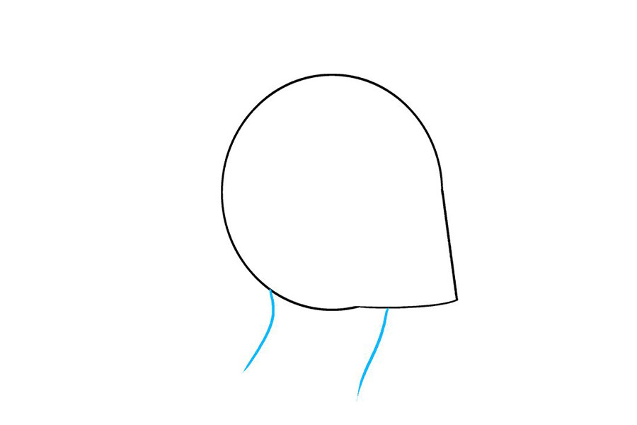 如何画女性侧脸