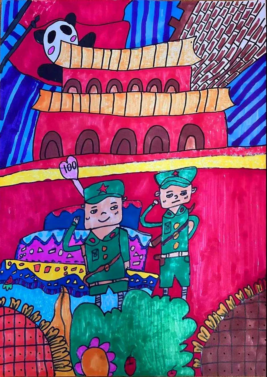 庆祝建党100周年主题绘画