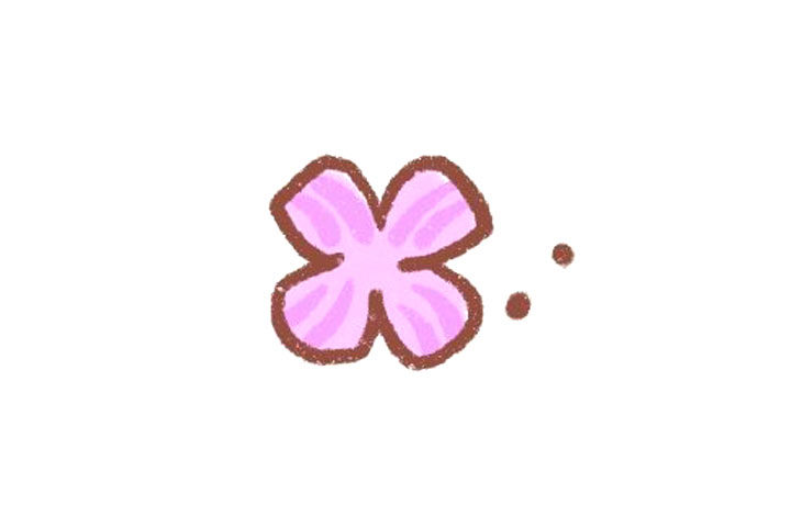 花儿朵朵十张简单好画的花朵简笔画图片