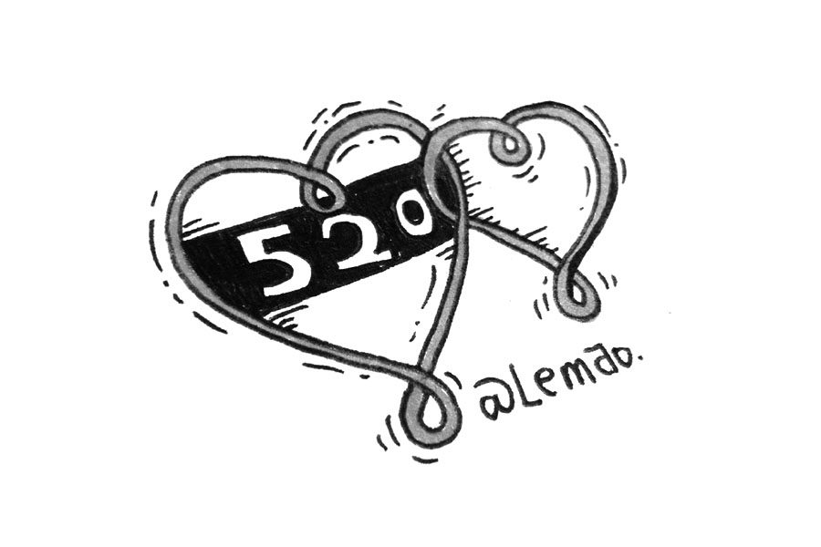 520表白节到了，一起来画520吧！