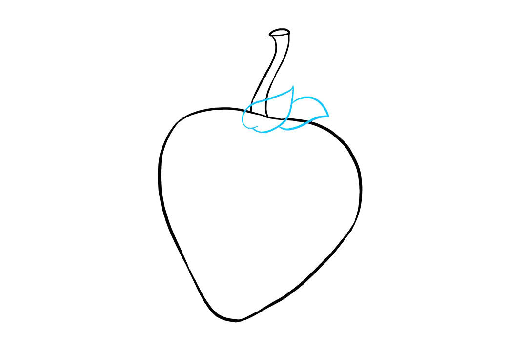 如何画草莓简笔画