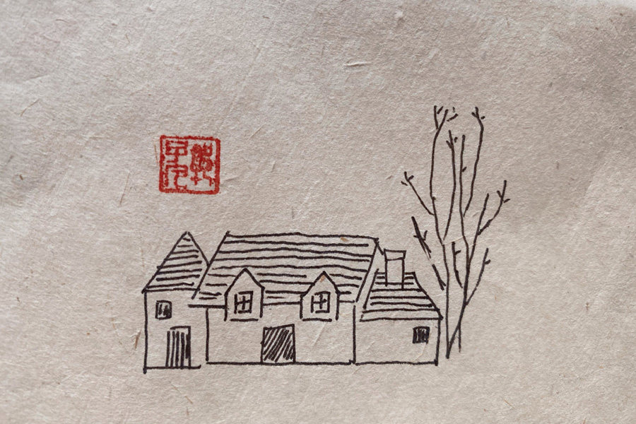 冬至主题简笔画