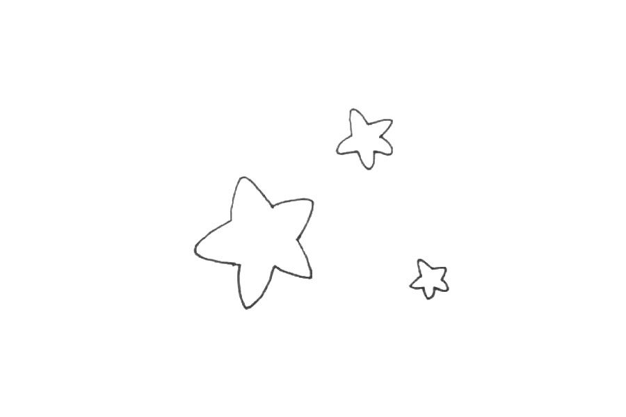 流星简笔画教程