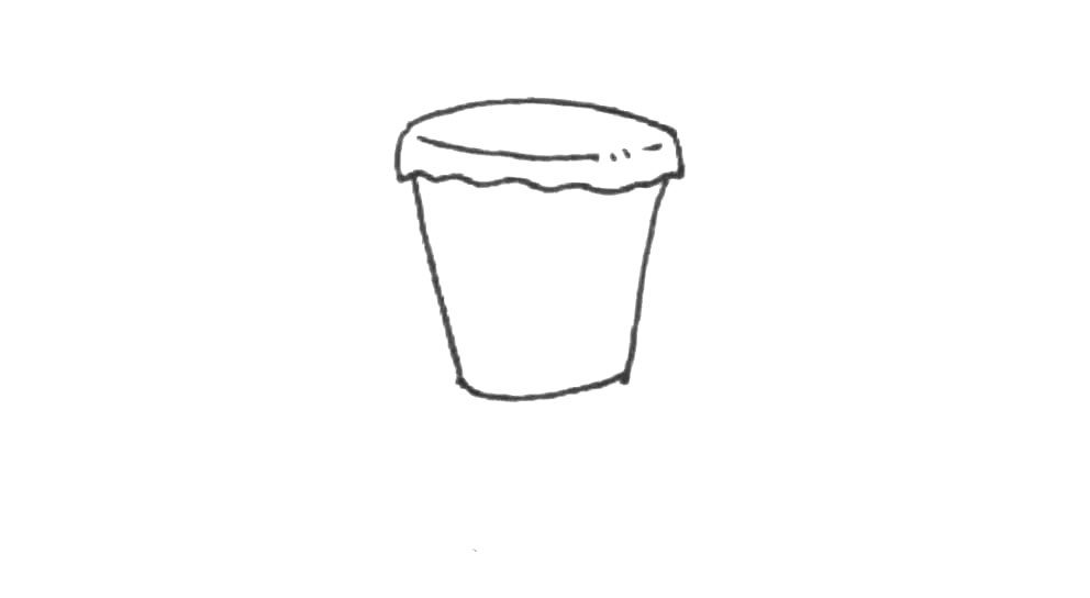 非洲鼓简笔画画法步骤