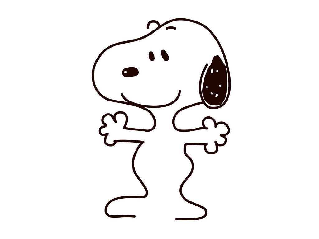snoopy史努比怎么画