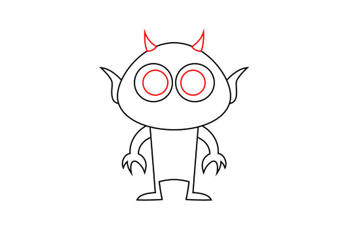 如何画恶魔