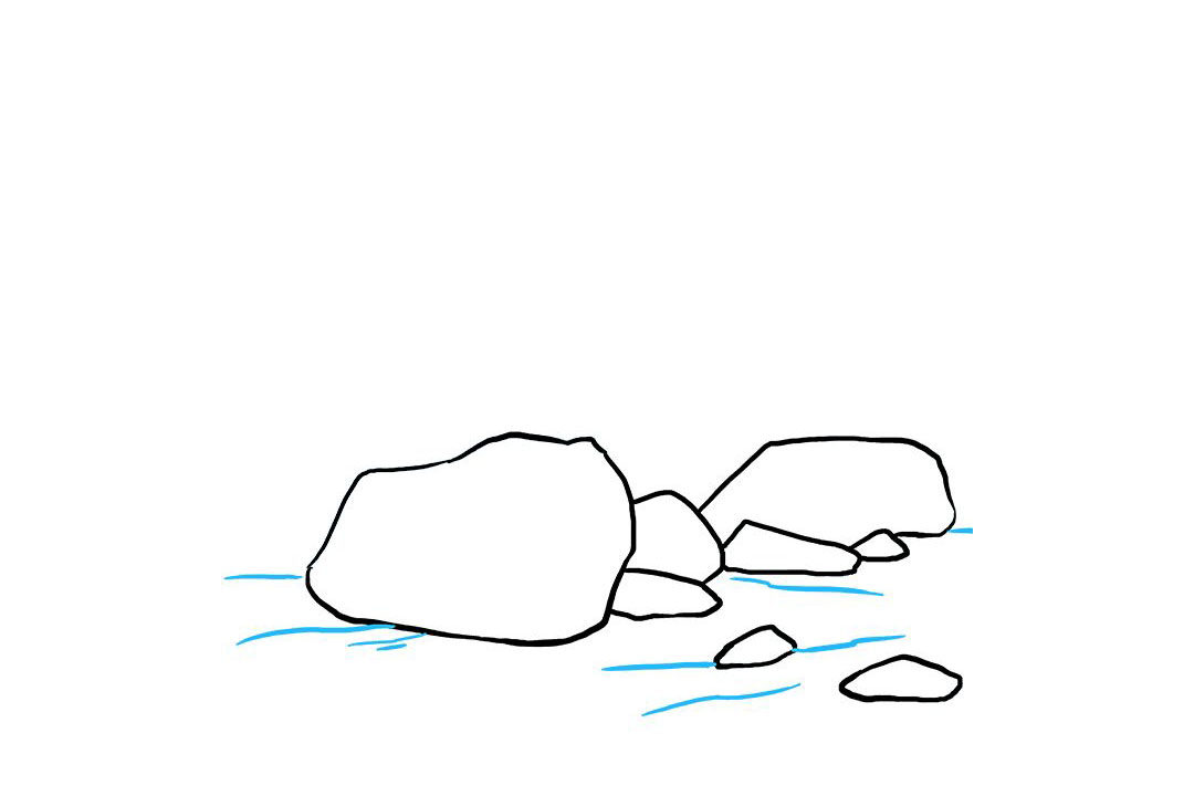 石头怎么画