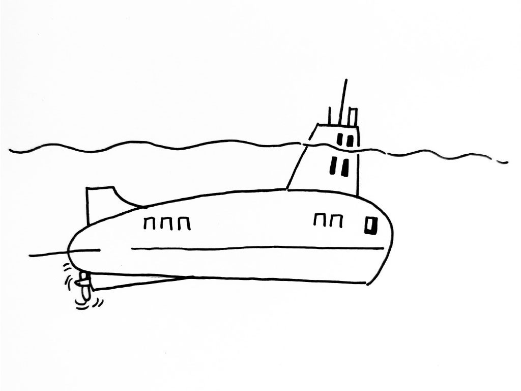 海上各种船的简笔画大全