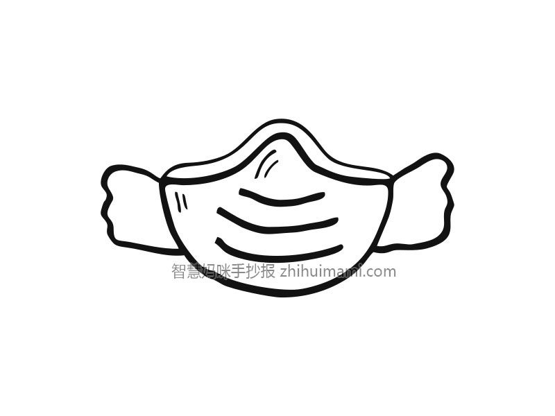 关于新冠肺炎的简笔画图片