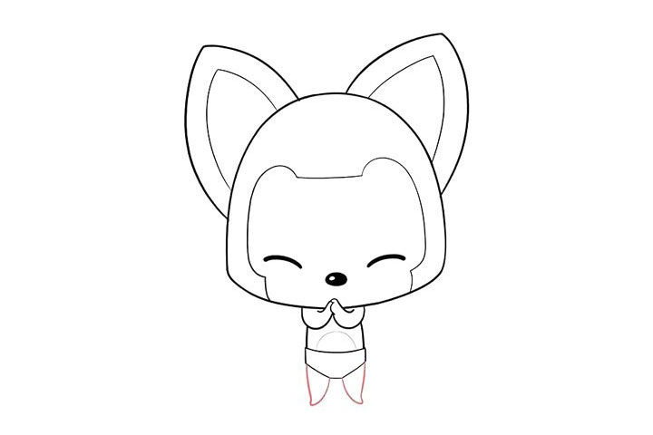 关于小狐狸阿狸简笔画教程