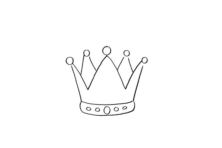 皇冠简笔画教程