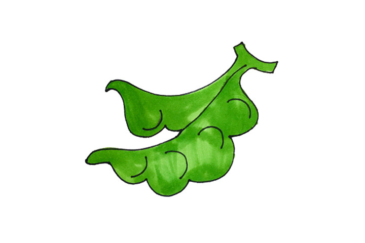 豆角怎么画