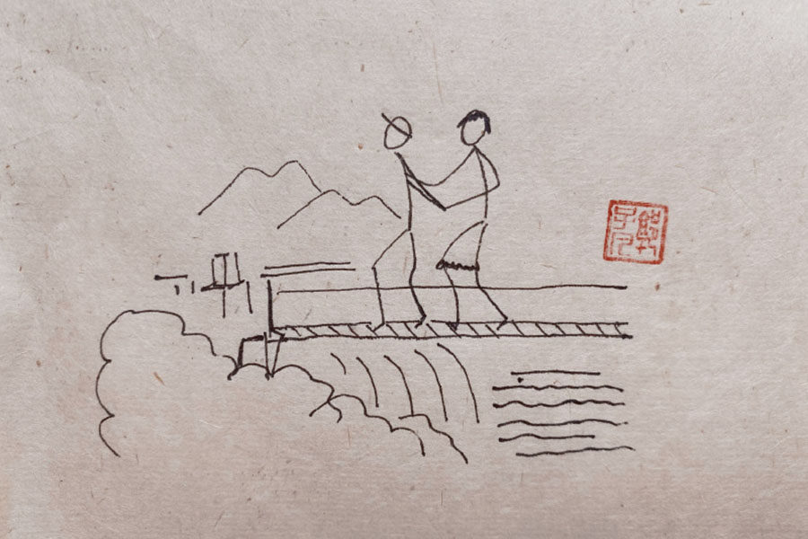 悠闲的生活简单绘画表达方法