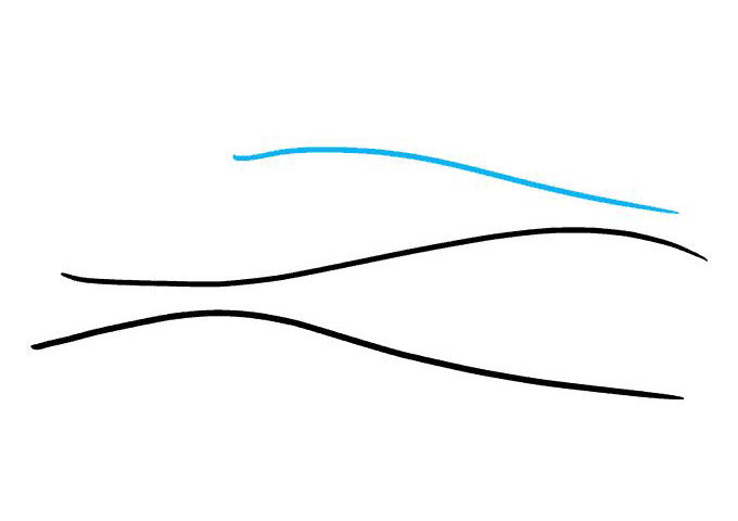 波浪公路怎么画