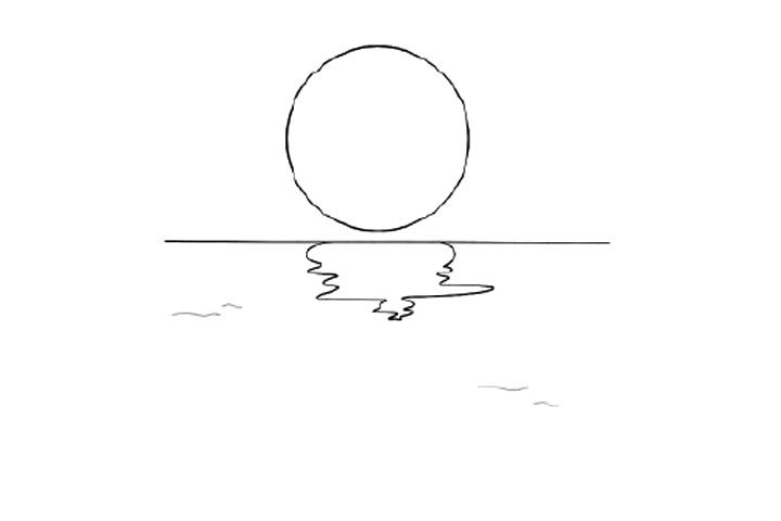 中秋赏月简笔画教程