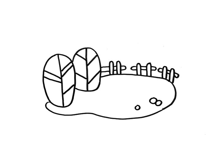 春天景色怎么画