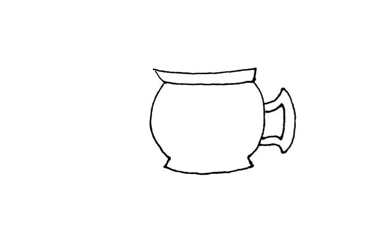 茶壶简笔画教程