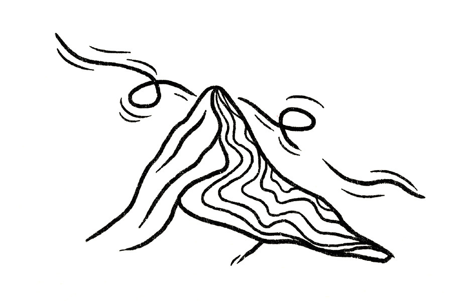 山丘怎么画