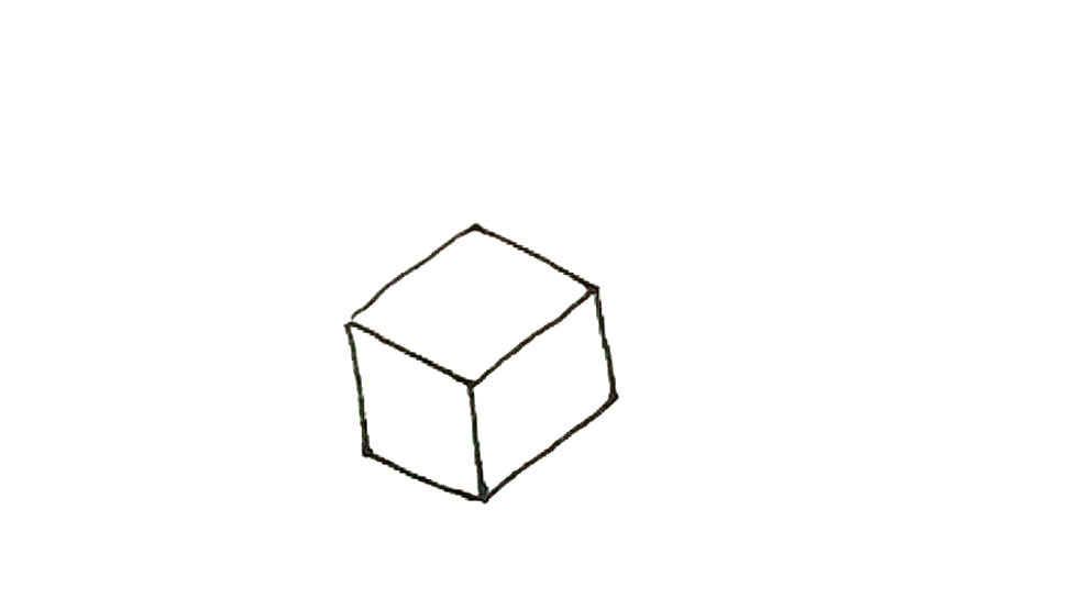 色子简笔画画法步骤