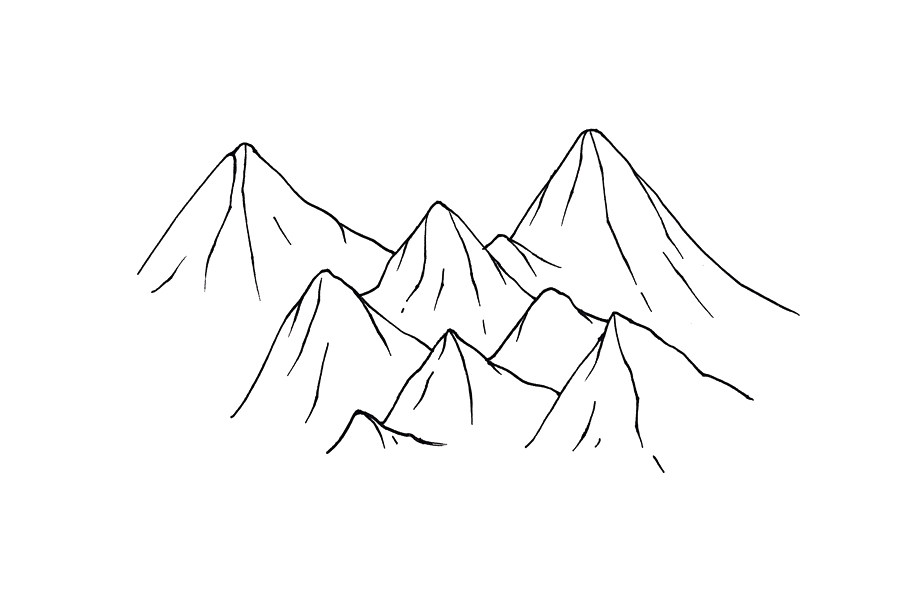 喜马拉雅山怎么画