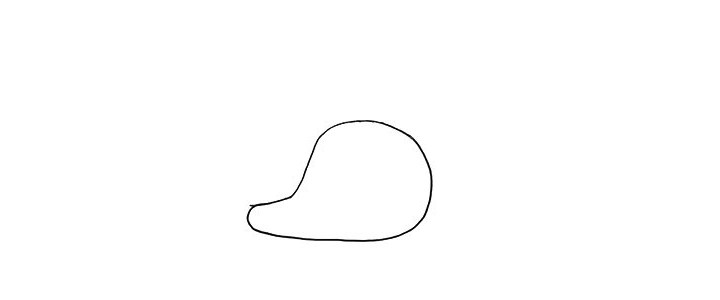 小海螺简笔画画法步骤