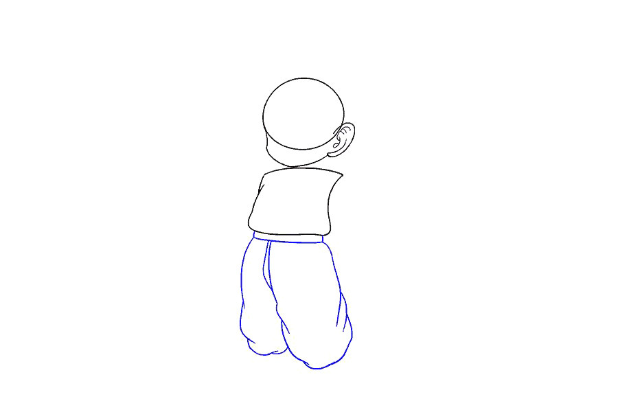 龙珠孙悟空怎么画