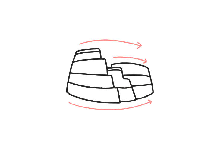 罗马斗兽场怎么画